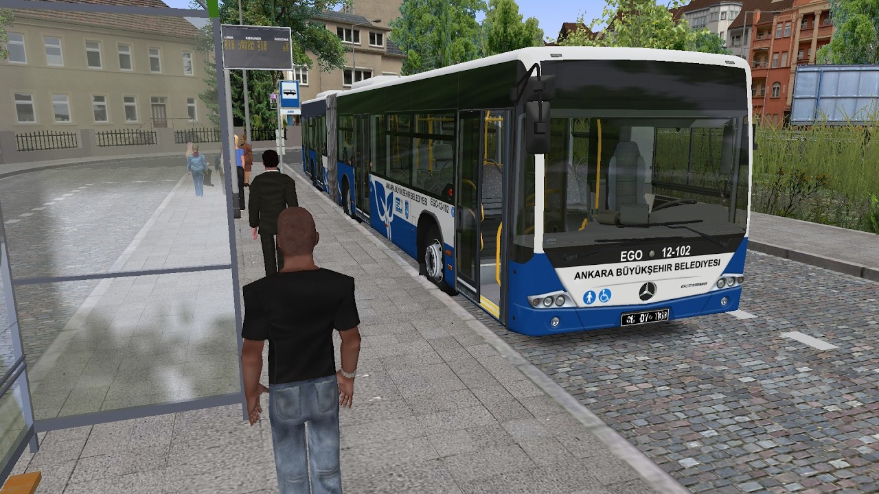 Omsı 2 Merseses Benz Connecto 510 Hattı dönüşü