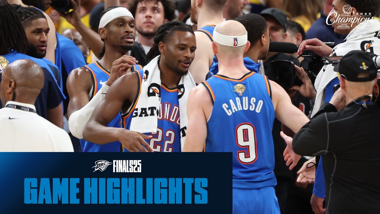 OKC Thunder Wins 2025 NBA Finals | The Top Plays From Every Win 🏆