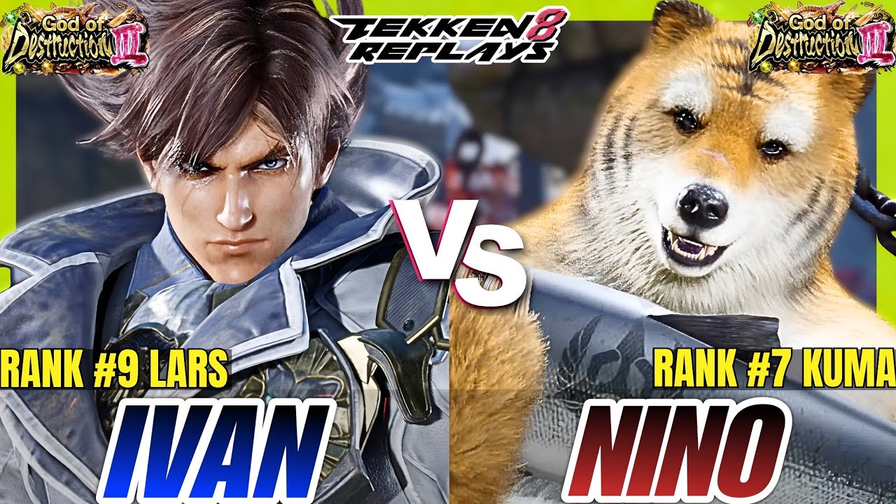 Tekken 8 - IvanxGovno (Lars) vs Nino (Kuma) - Epic Ranked Match