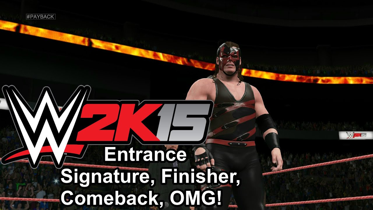 WWE 2K15 - Kane '02 (Retro Kane), Entrance, Signature, Finisher, Comeback, OMG! (PS4)