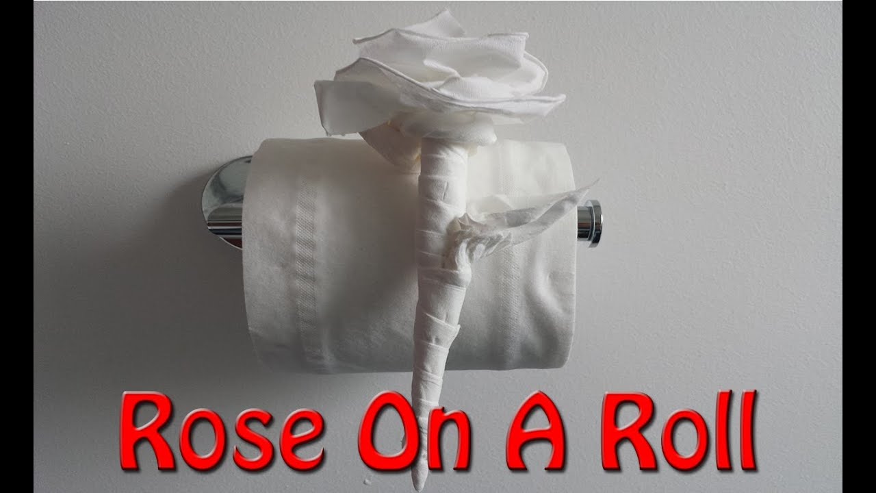 Origami Rose With Toilet Paper MADE EASY...