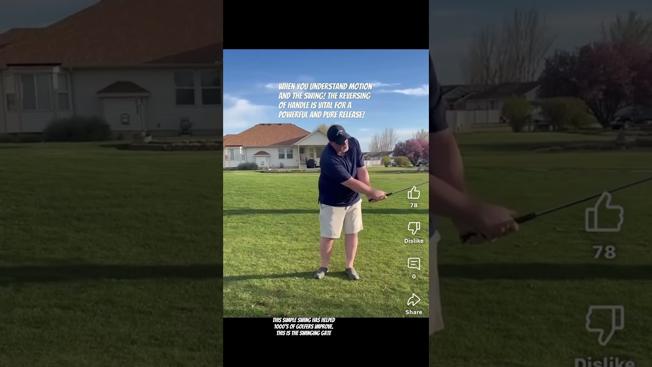 The Swinging Gate - This swing creates speed and accuracy while being easy on your body.#golf