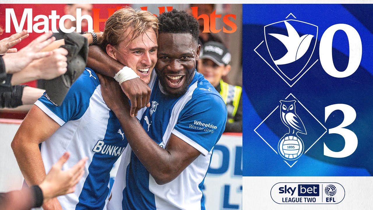 📺 HIGHLIGHTS - Cheltenham 0-3 Latics