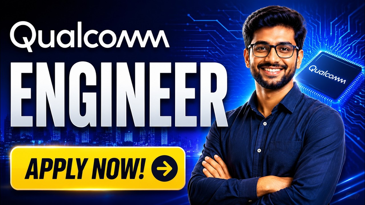 🚀 Qualcomm Software Engineer Hiring 2026 | Freshers | C Programming | Embedded Systems | Hyderabad