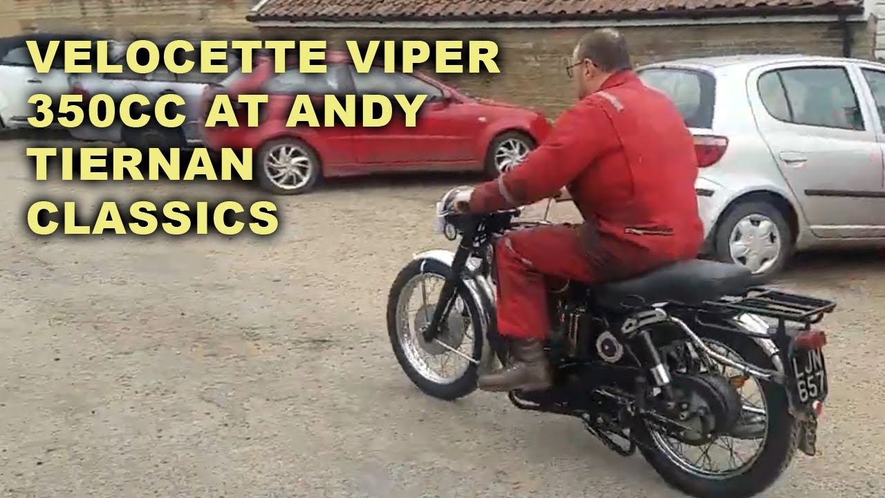 Velocette Viper 350cc 1956 года у Энди Тирнанса #09226VEL