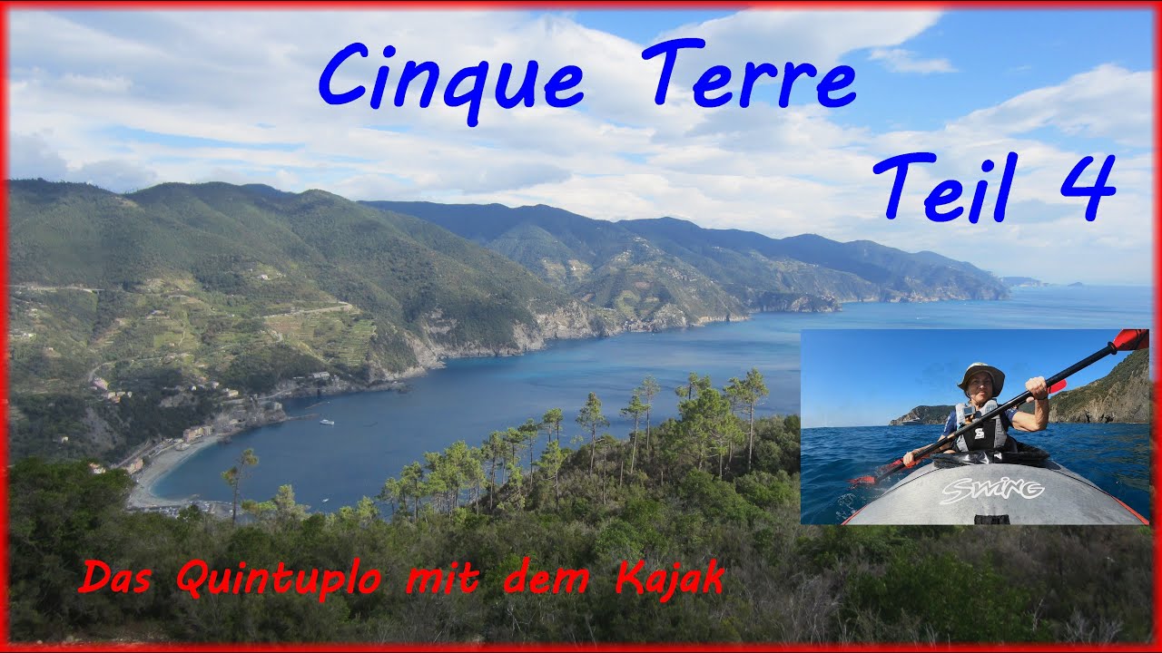 🛶 Cinque Terre - Teil 4 - mit dem Kajak von Levanto bis Riomaggiore