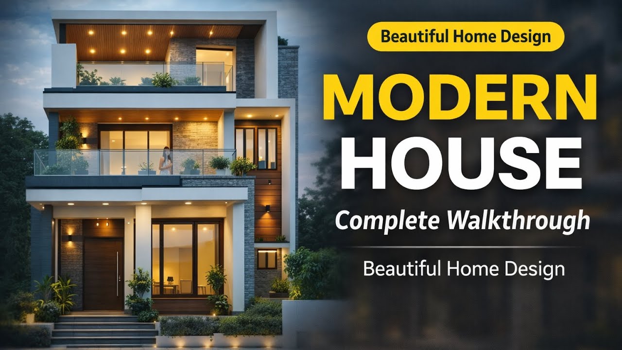 Best House Walkthrough Titlesपूरा घर Walkthrough | Modern House Design | Complete Home Tour