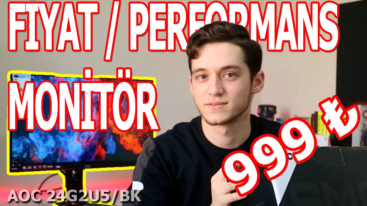 EN İYİ FİYAT PERFORMANS MONİTÖRÜ (Aoc 24g2u5/bk Monitör )