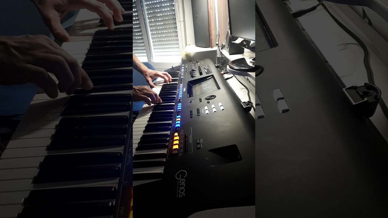 Yamaha Genos. Lo siento pero esta noche.Parrita.