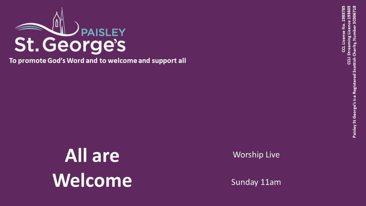 Sunday Worship Sunday 1st February 2026