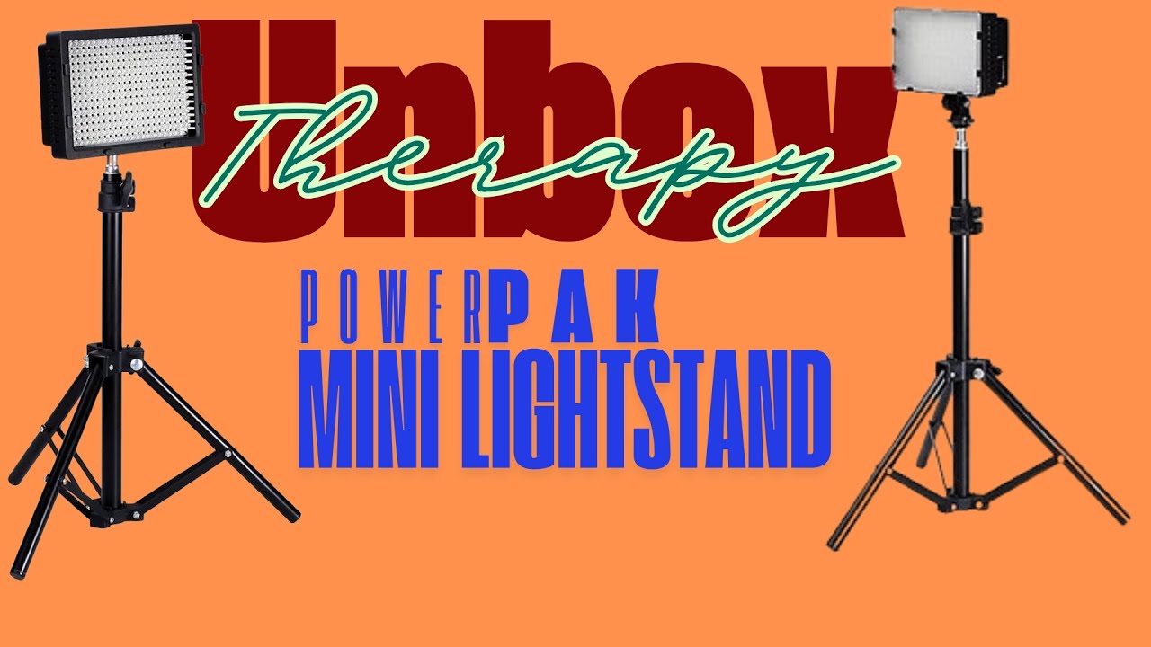 Power Pak Mini Light Stand Unboxing: Must-Have Gear for Photographers & Videographers!