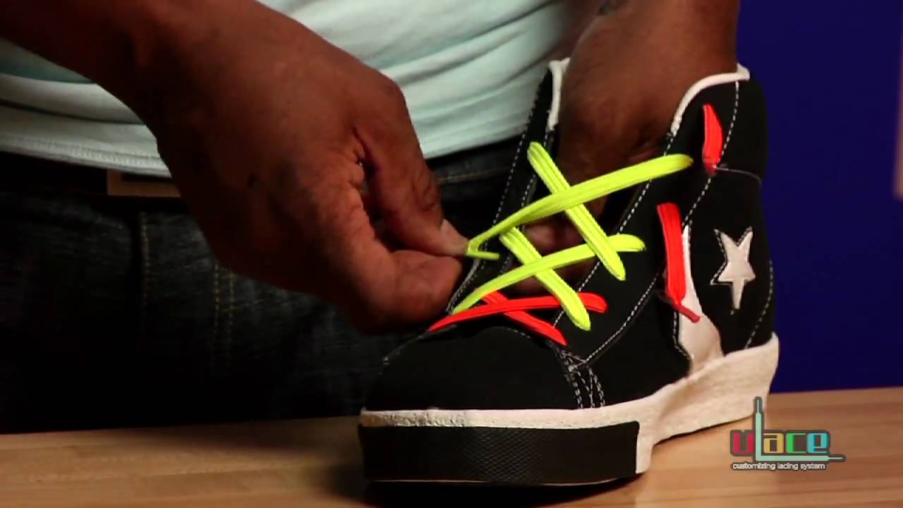 How to lace your sneakers: 2 Color Double Back with U-LACE ★★★★★