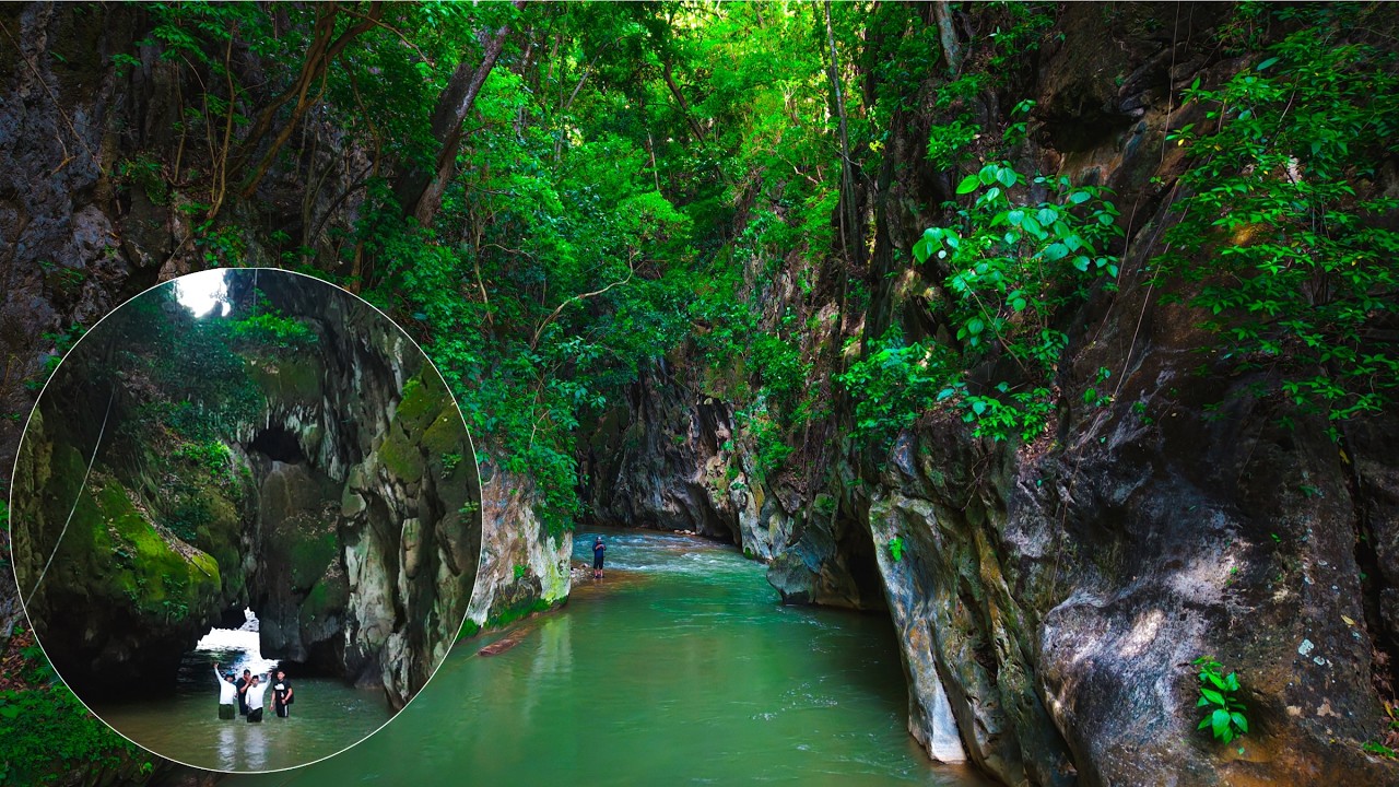 Nentón, Guatemala 🇬🇹 Río Lagartero y Puente de Piedra 😨 