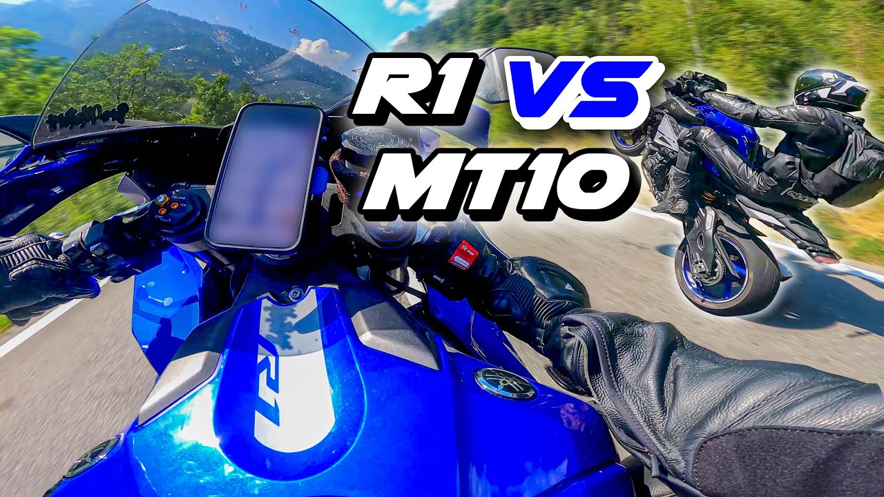 R1 VS MT10 DANS LES MONTAGNES | CROSSPLANE EXPRESS LES ALPES JOUR 3