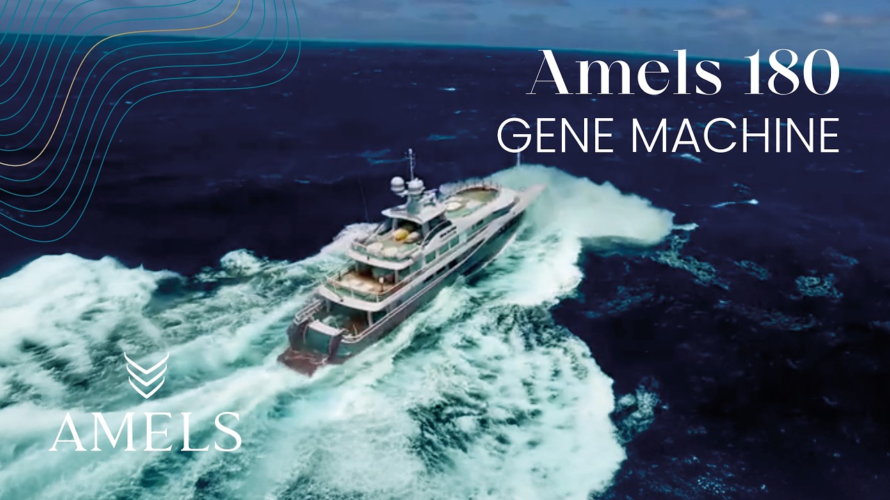 GENE MACHINE crossing the Atlantic in heavy seas