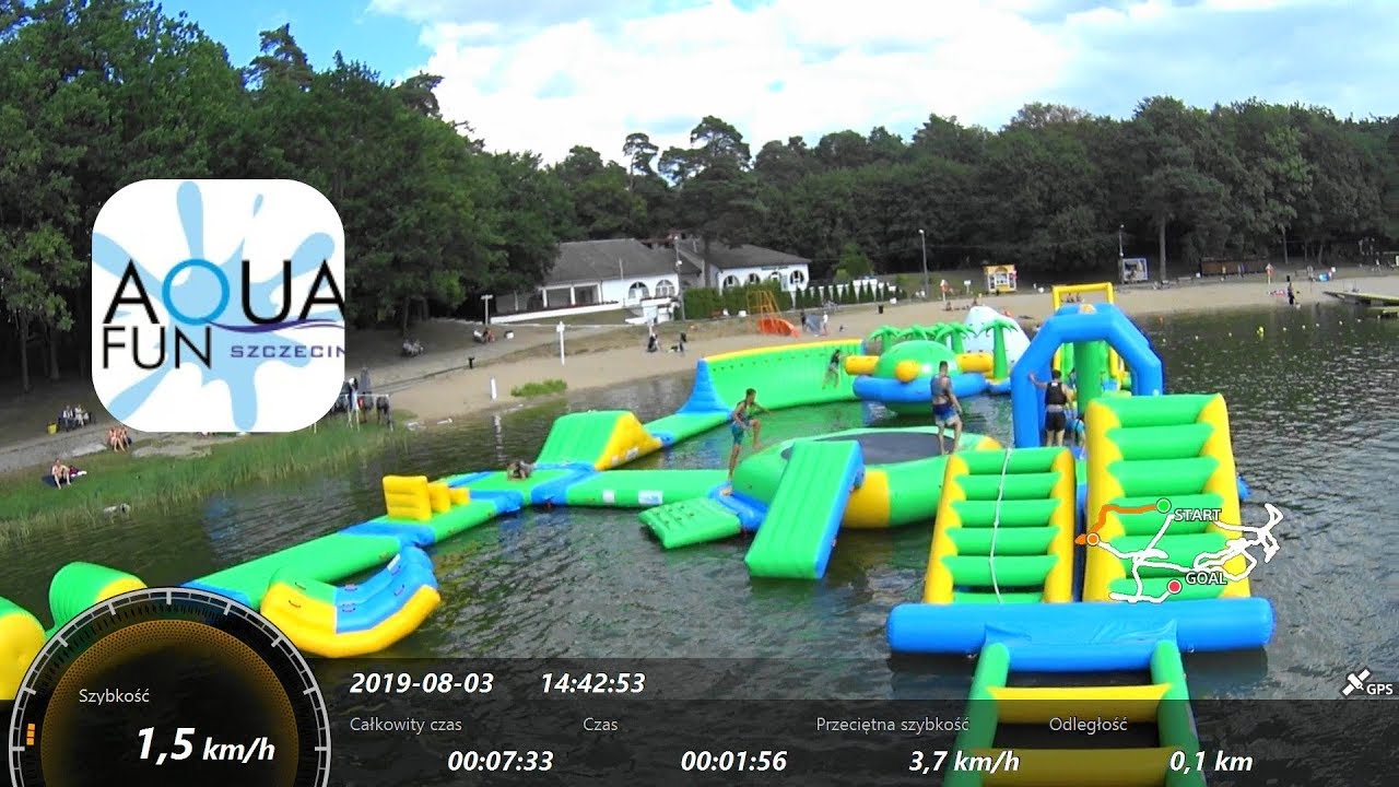 Wodny Tor Przeszkód 02 - Aqua Fun Szczecin 03.08.2019
