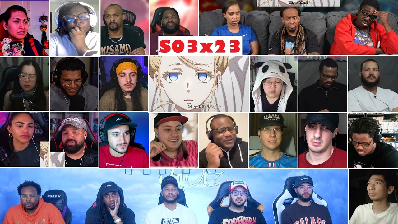 Fire Force 3 сезон 23 серия Reaction Mashup - 炎炎ノ消防队 参ノ章
