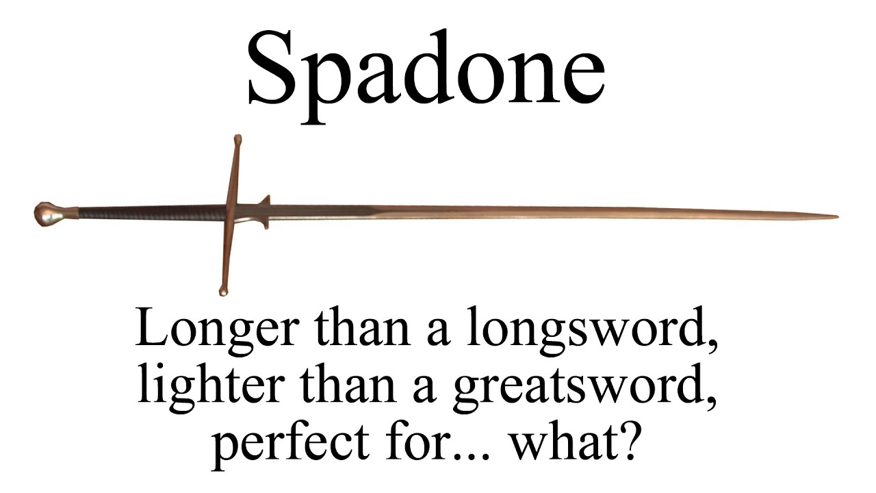 The spadone - was it a longsword or greatsword or... what?