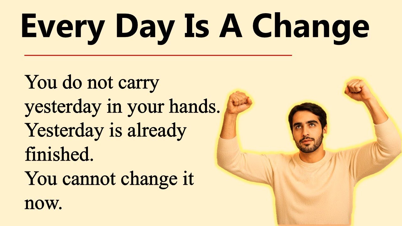 Every Day Is a Chance || Simple English Listening for Beginners🎧 || Improve Your English ✅