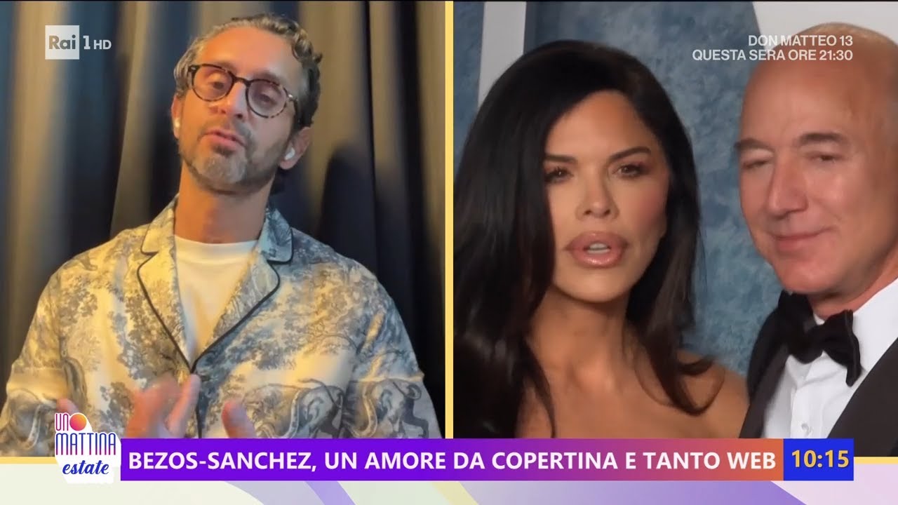 Il matrimonio dell'anno Bezos- Sanchez tra lusso e mistero - Unomattina estate 26/06/2025