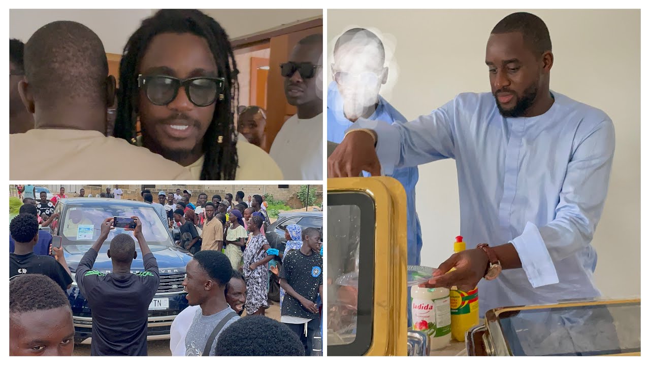 Vlog- Magal Touba Jr-j » L’arrivée surprise de Wally Seck chez Alioune Seck 