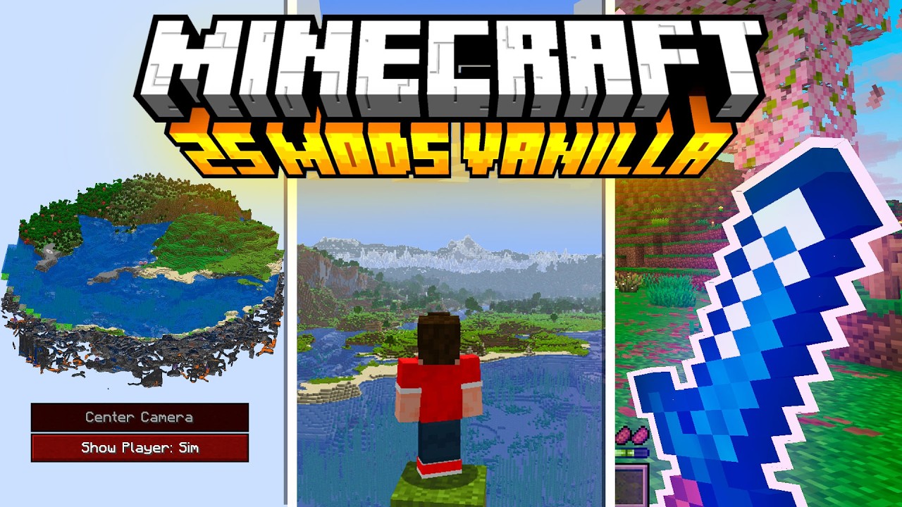 25 MODS VANILLA PARA MINECRAFT 1.21.11