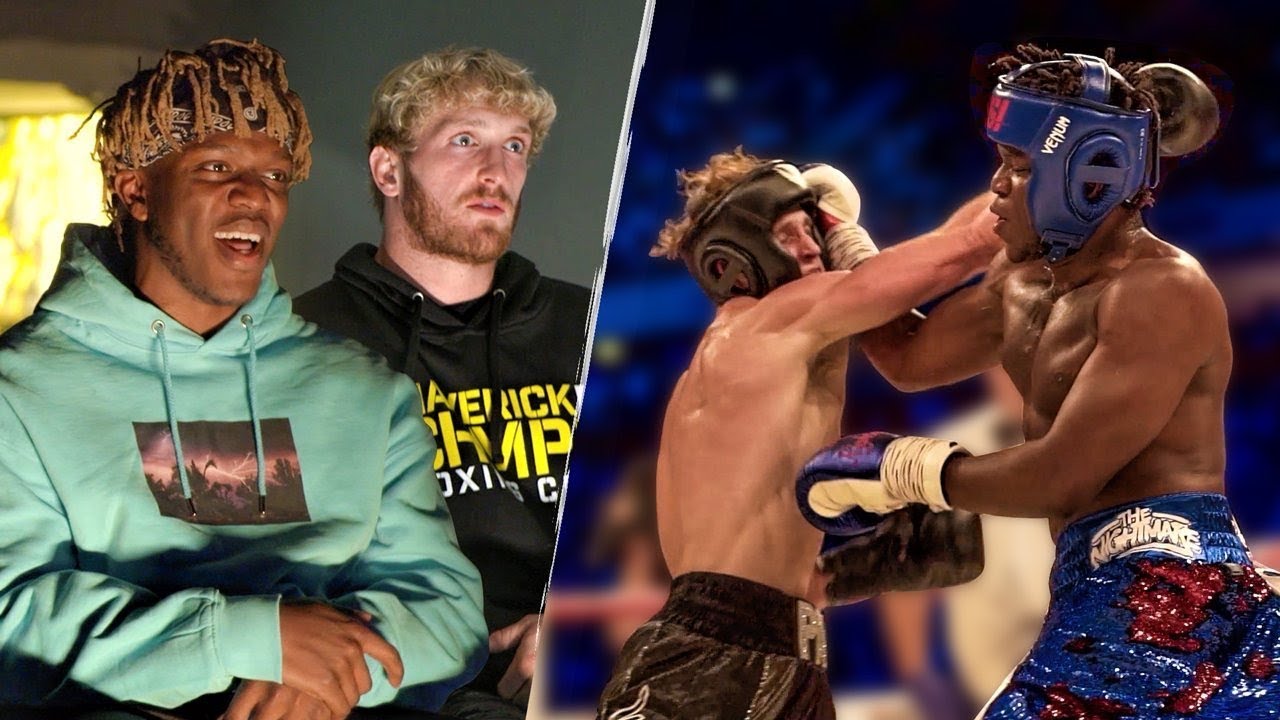KSI & Logan Paul Rewatch The First Boxing Fight - 40 Days
