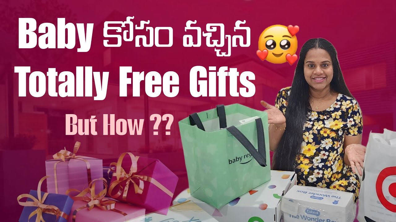 The best free products for baby USA 2025 🇺🇸 | America sirtalu | Telugu vlogs