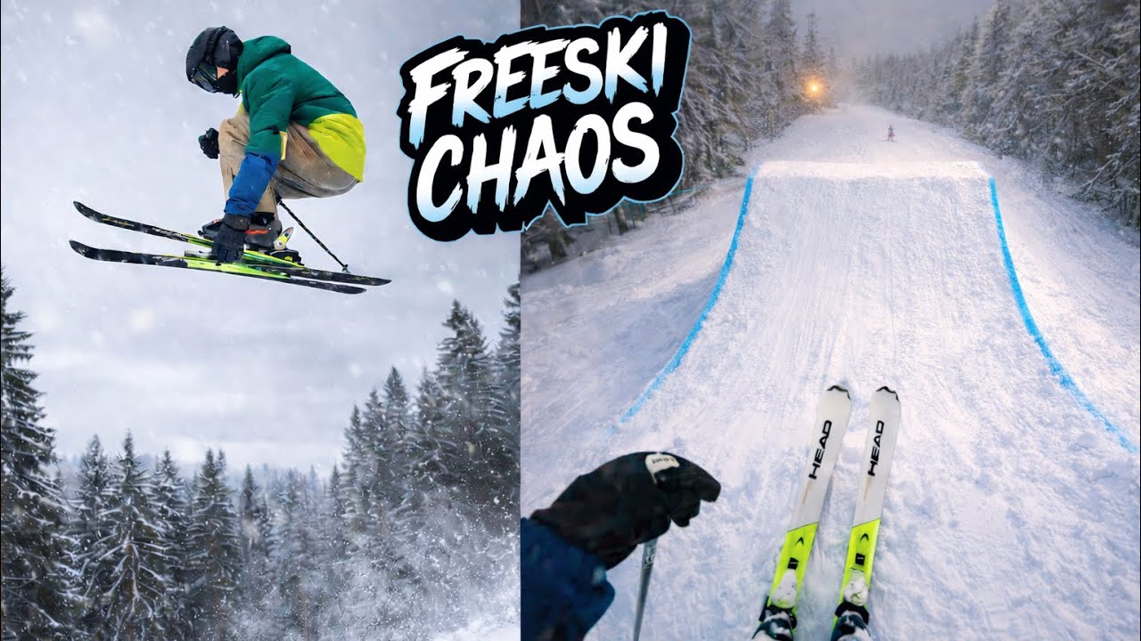 BIG Sends and CRASHES! 2 DAYS of FREESKI CHAOS with FRIENDS!