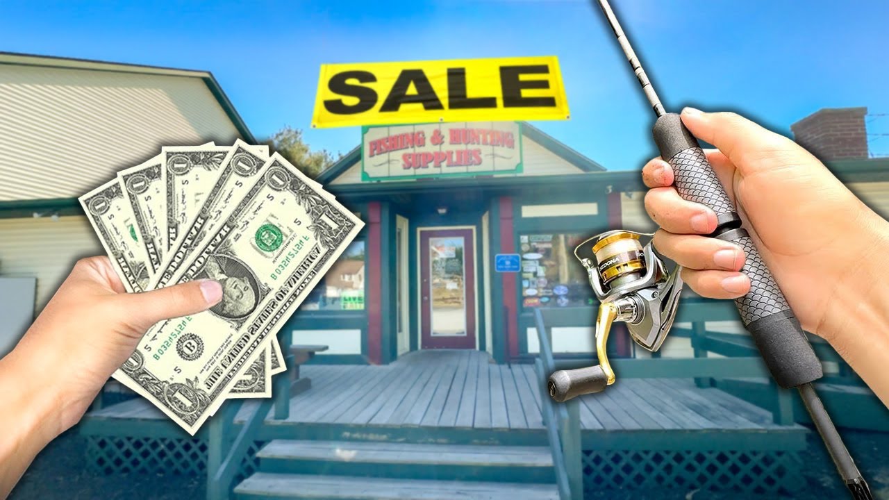 I found a Tackle Shop that is CLOSING!! (Fishing Challenge)