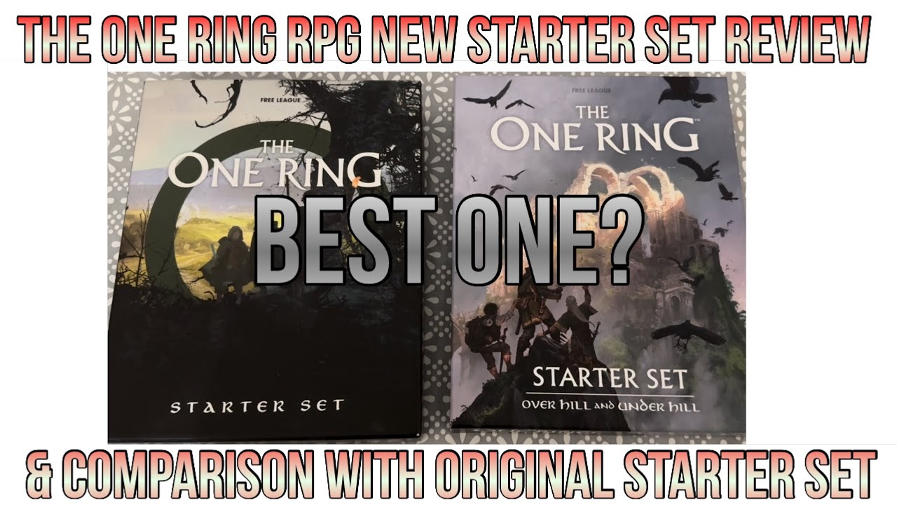 The One Ring 2025 Starter Set review & Comparison with the 2021 Starter Set Over Hill and Under Hill