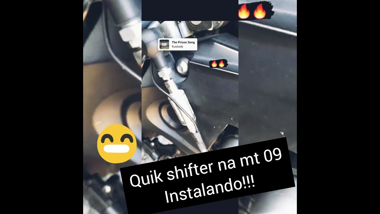 INSTALANDO E TRSTANDO QUIK SHIFTER , MT 09!!!