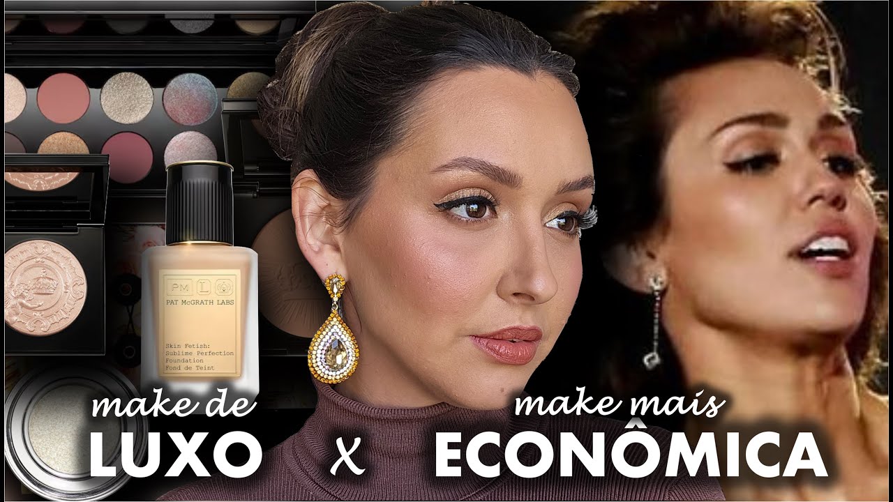 SUBSTITUÍ MAKES DE LUXO DA MAQUIAGEM DA MILEY CYRUS NO GRAMMY NESTE TUTORIAL
