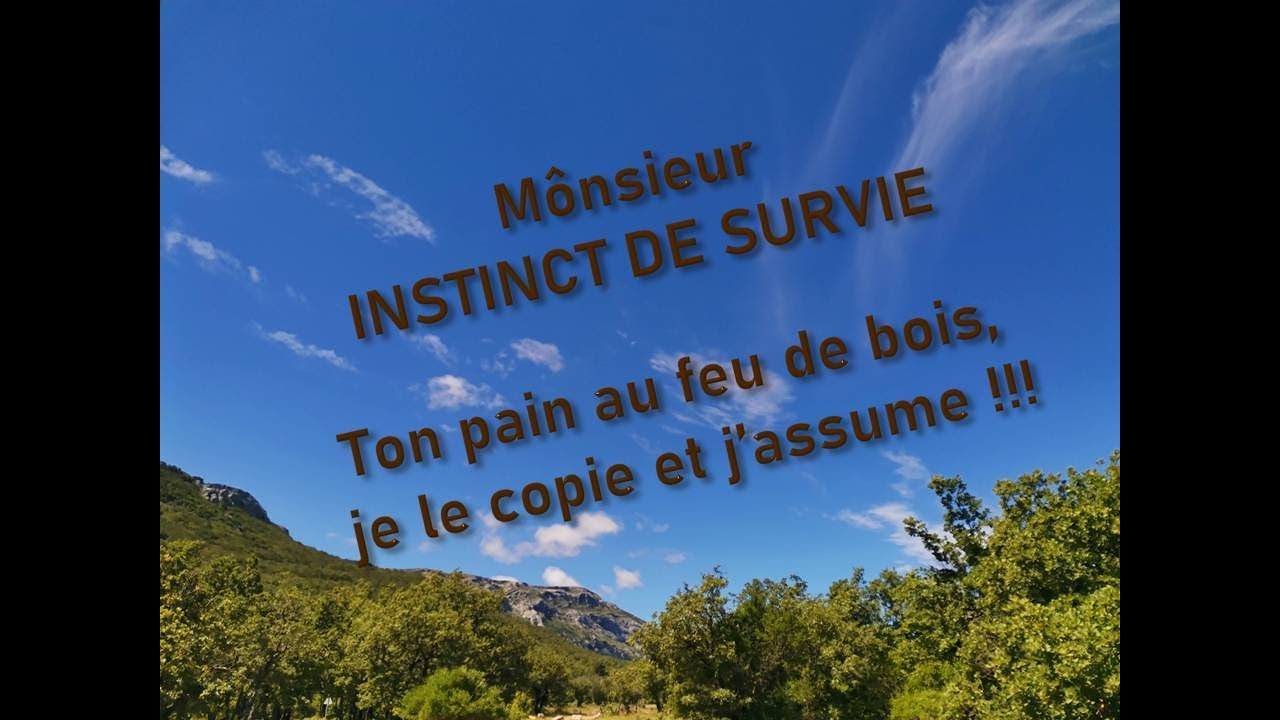 version bushcraft, le pain torsadé !