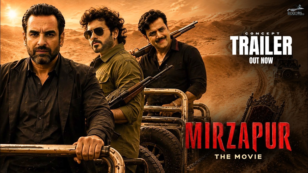Mirzapur The Movie | TRAILER Concept | Pankaj Tripathi | Ali Fazal | Divyenndu | Shweta T| 4th Sept