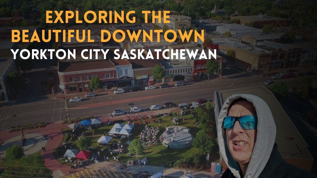 Exploring the beautiful Downtown of YORKTON City Saskatchewan
