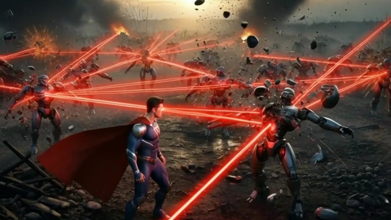 Destroy the city robot hero destroy the robots and save the city