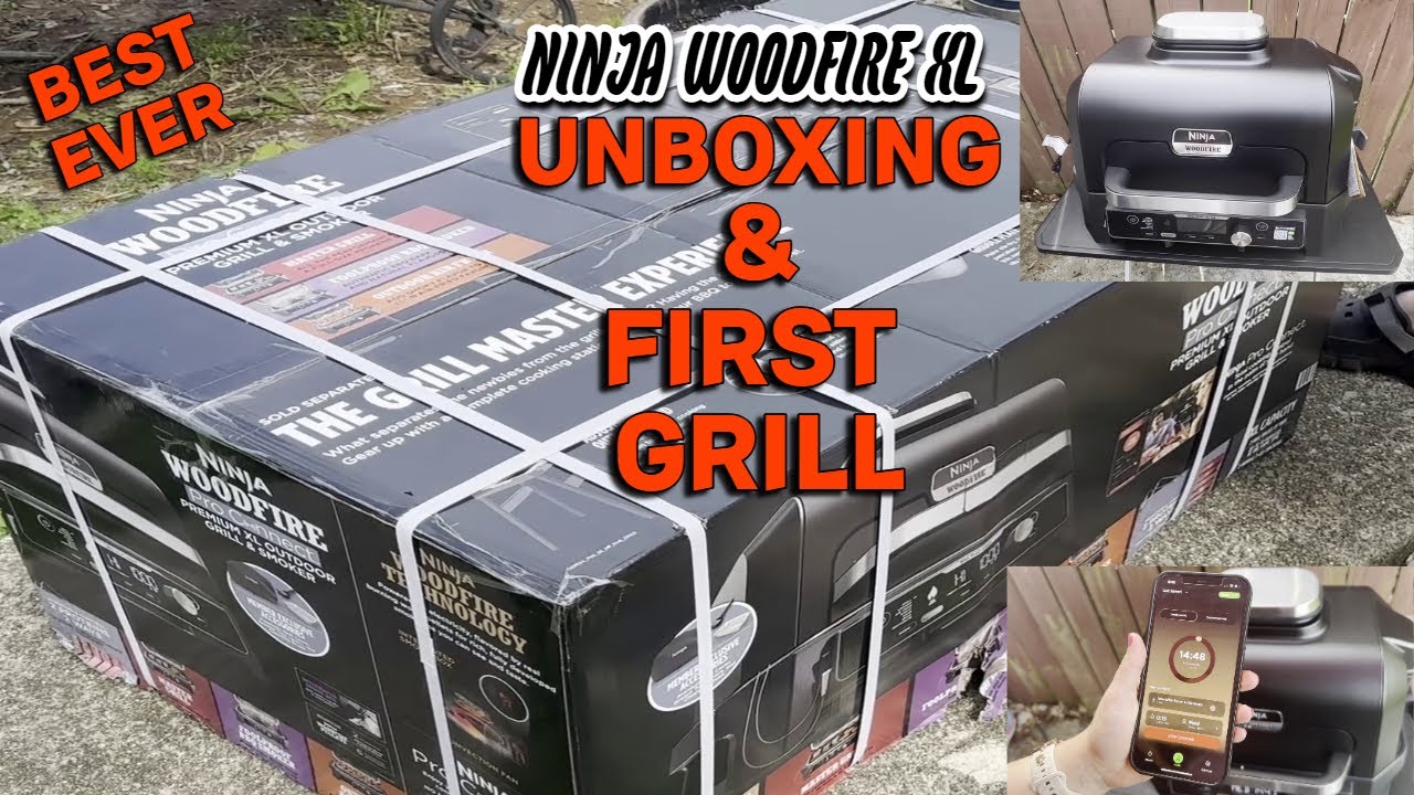 Распаковка и первый гриль NINJA WOODFIRE XL PRO Connect