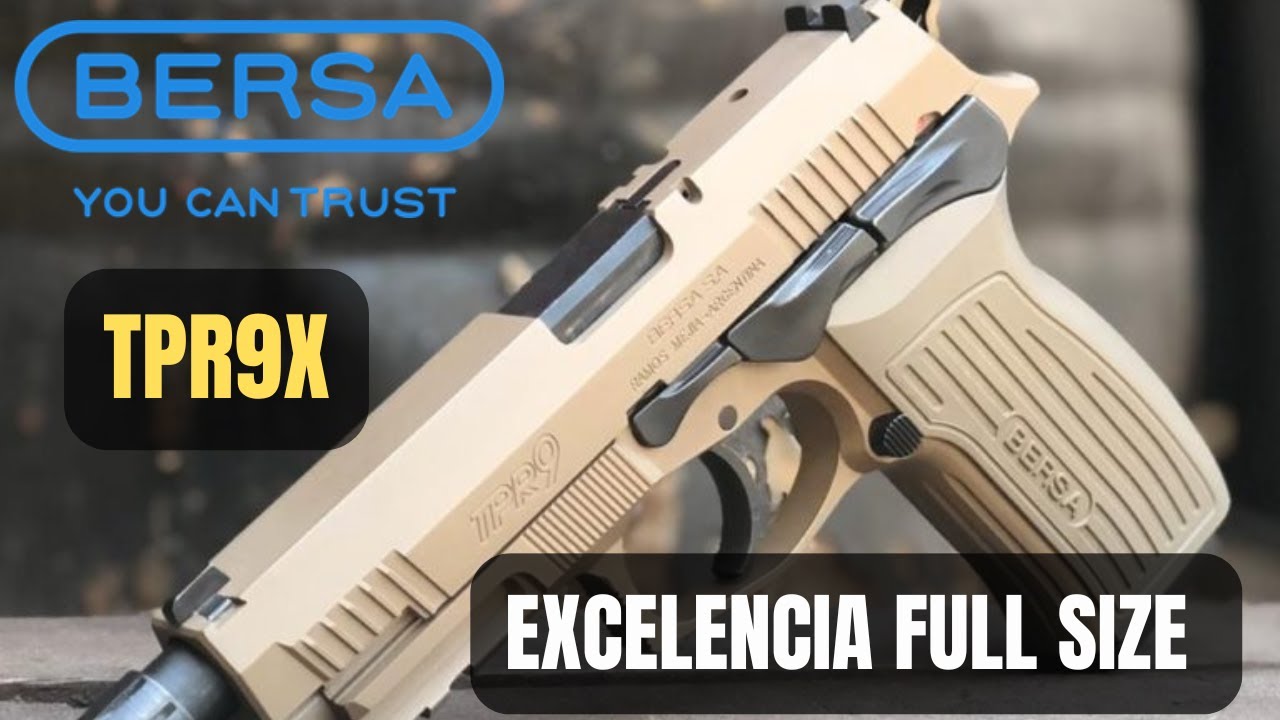 Bersa TPR9 X FDE - REVISIÓN Y EXPERIENCIA DE USO