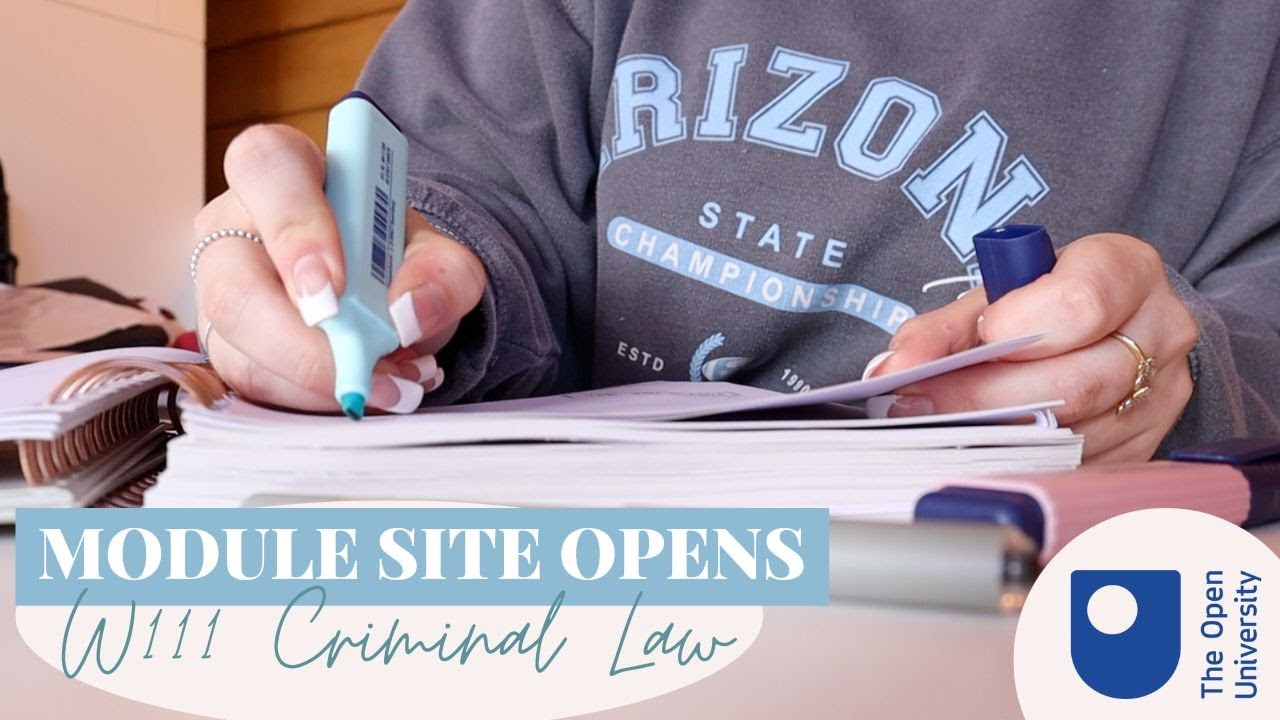 W111 Module Website Open - juggling work & studying | Open University Vlog