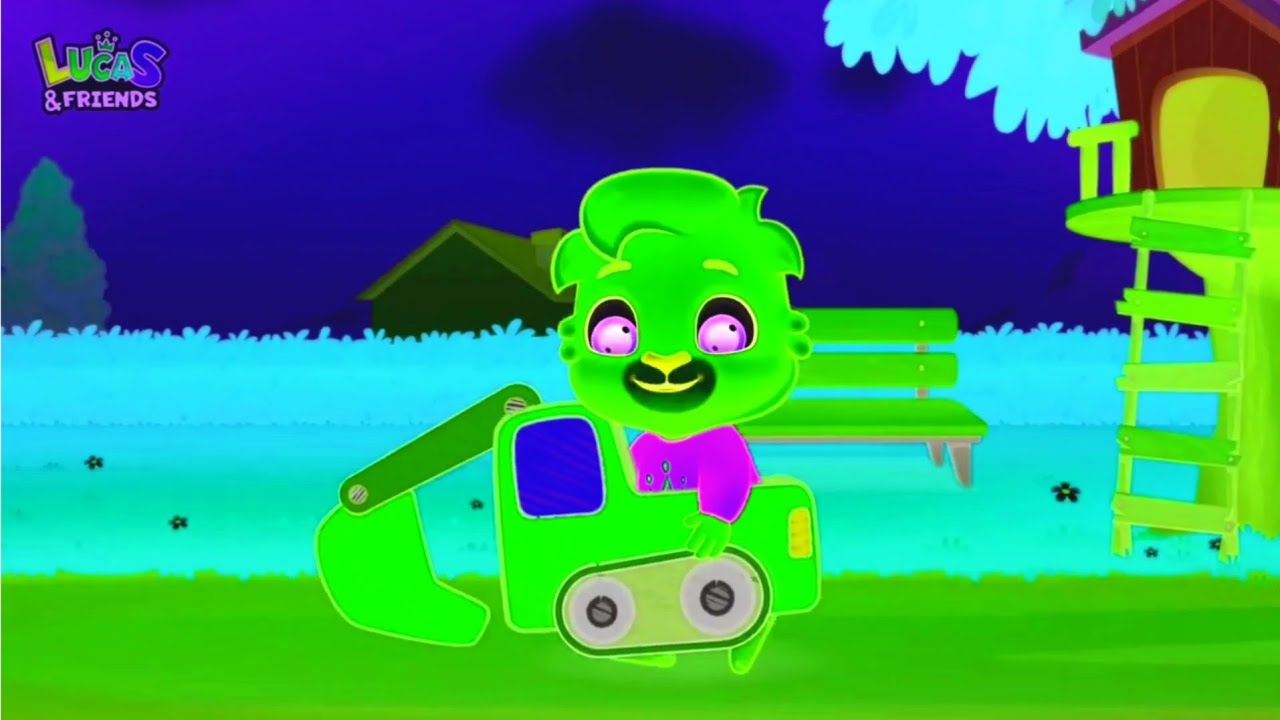 LUCAS AND FREINDS - PLAYING WITH MY EXCAVATOR (Sponsored by Gamavision Csupo Effects) 