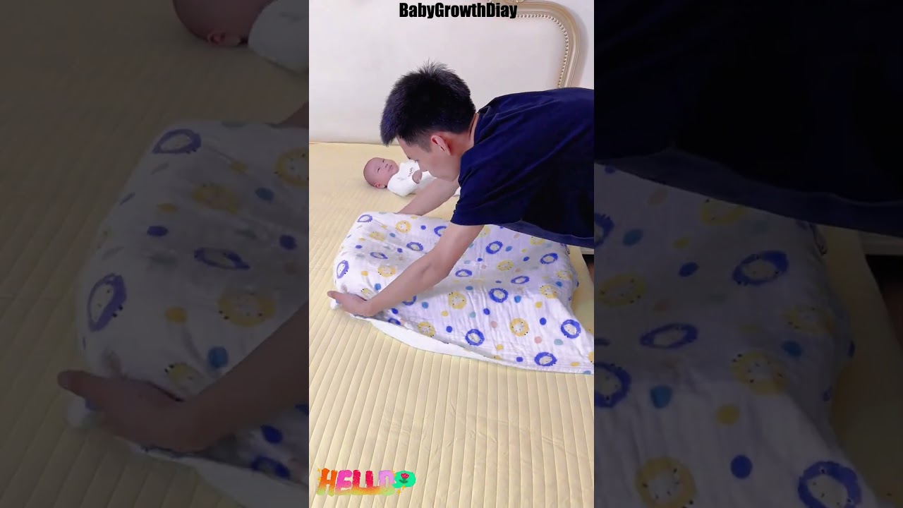How Can You Keep Your Baby Safe While Sleeping? The Baby Anti Roll Sleep Support Can Help!#Shorts