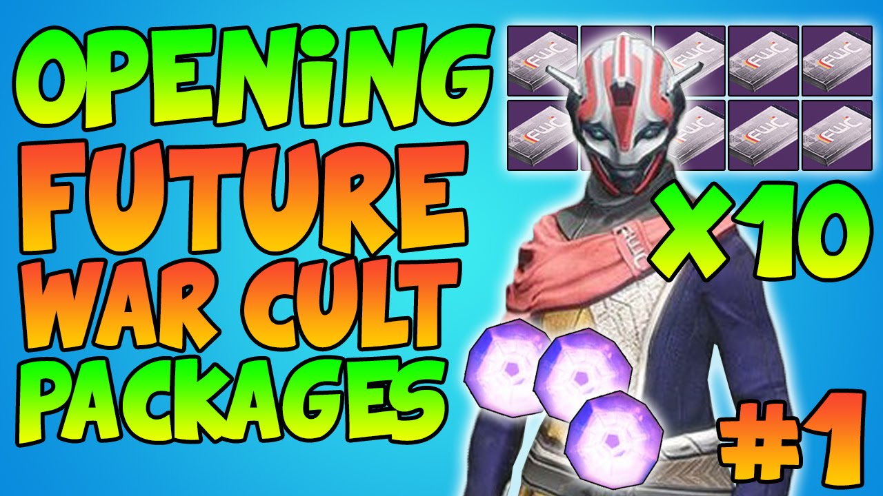 Destiny: Opening 10 Future War Cult Packages #1 (Faction Packages) Legendary FWC Packages