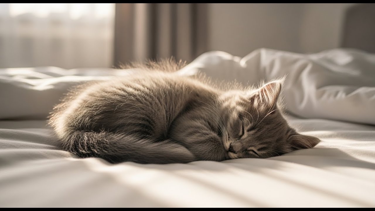 Quiet Time Music for Cats 🐾 Relax Your Cat Naturally | 8 Hours Loop