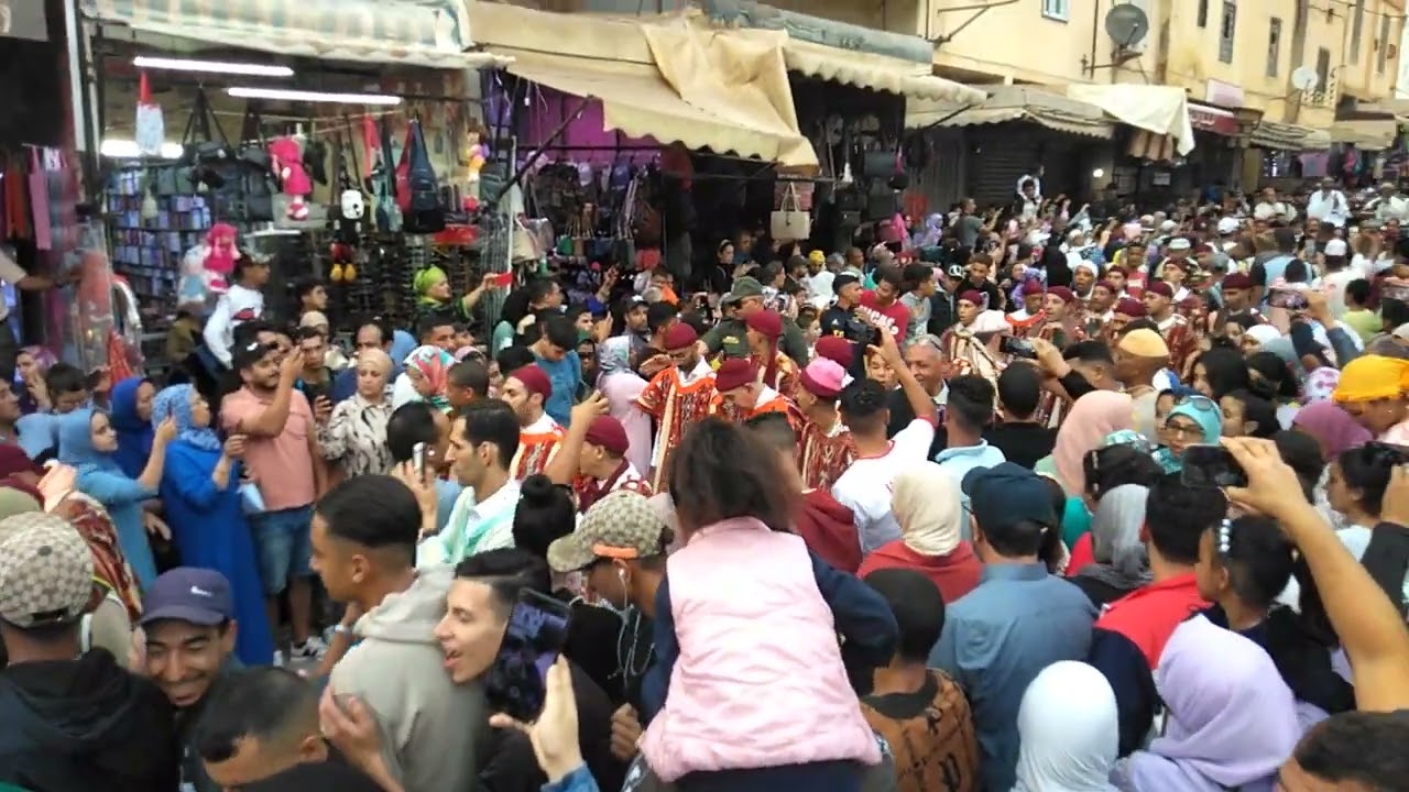 احتفال بذكرى المولد النبوي الشريف بمدينة مكناس والطايفة العيساوية