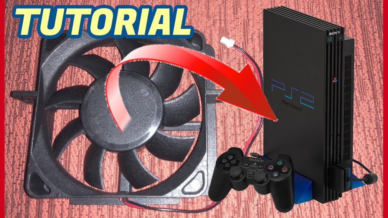 TUTORIAL Ps2 Fat SCPH 30004: SUSTITUIR VENTILADOR + FILTRO de MALLA ANTIPOLVO - Jacobo García