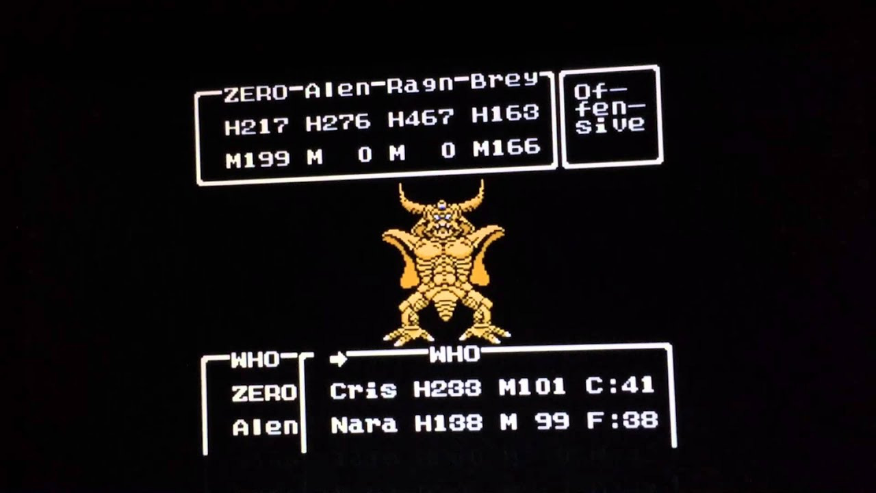 Dragon Warrior IV Necrosaro Battle Part 1