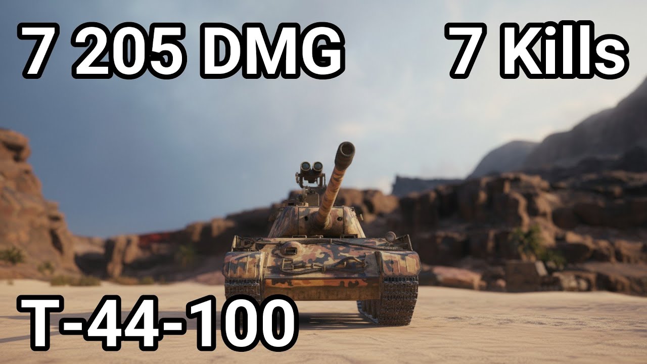 T-44-100: 7.2K DAMAGE 7 KILLS - THE SOVIET LEGEND RECLAIMS THE THRONE | WoT 2.1.1