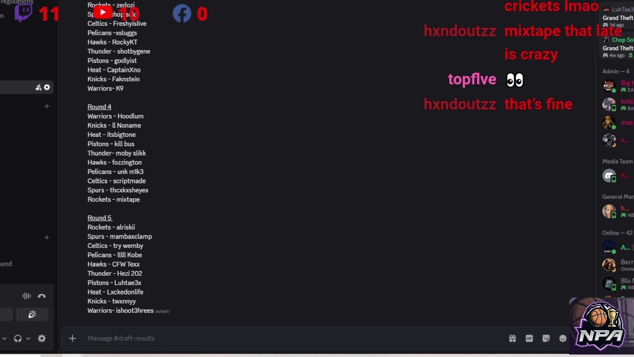 NPA Traphouse Live Draft* I Do Not Own Music *