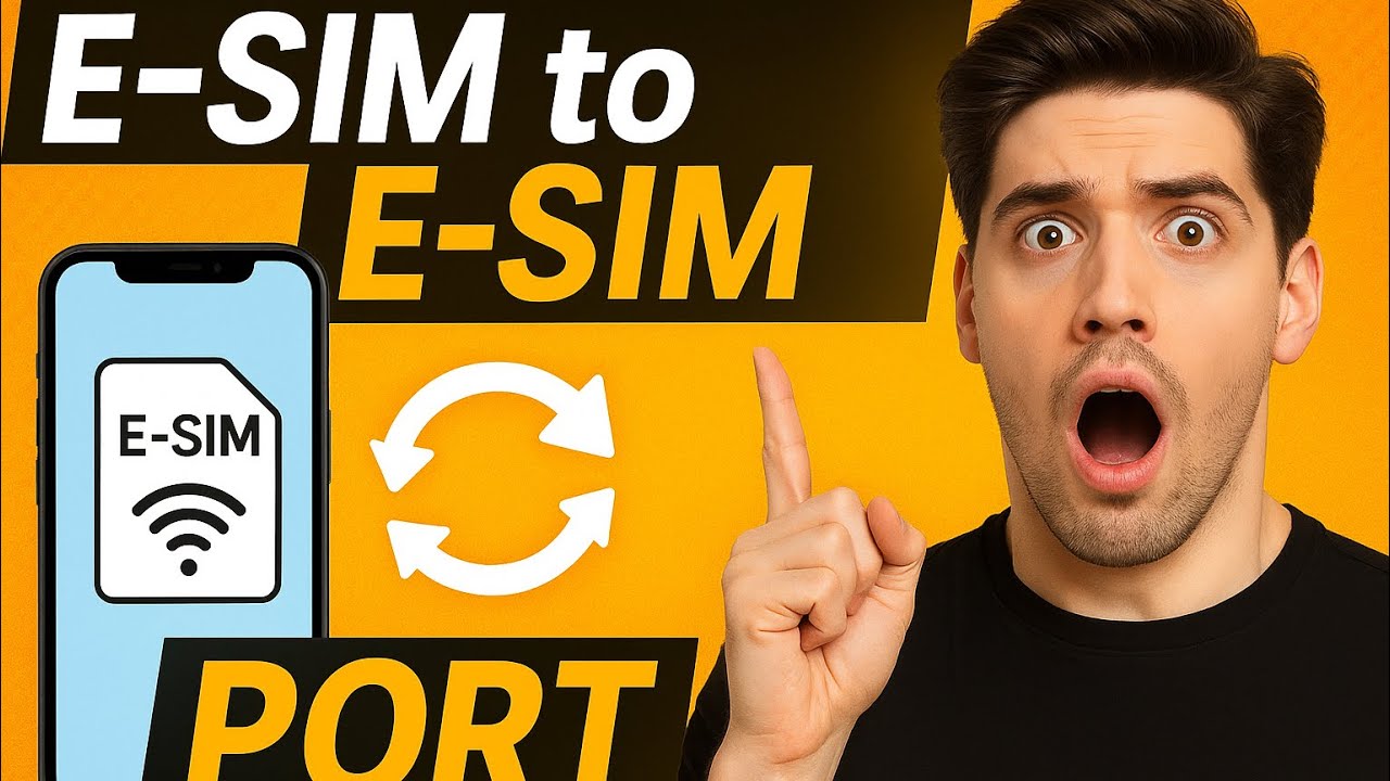 E Sim to e sim port
